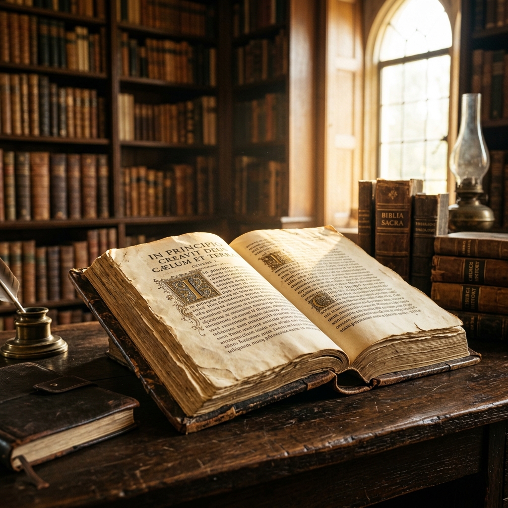 Antique Bible and Theology Books